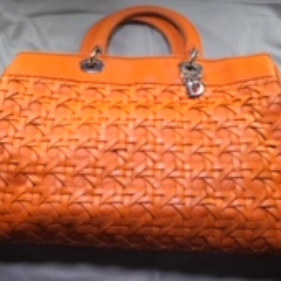 Pre-loved Dior Tote - Orange You Glad? - Picture 1 of 7
